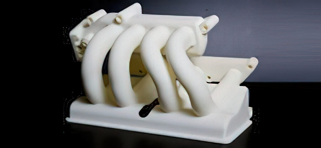 3D-printed prototype of a tubular manifold