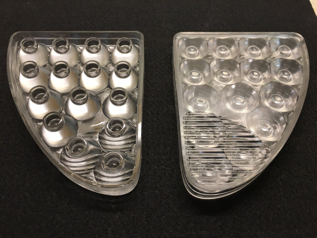 Clear plastic prototypes for proof of concepts, functional testing, and first article inspection