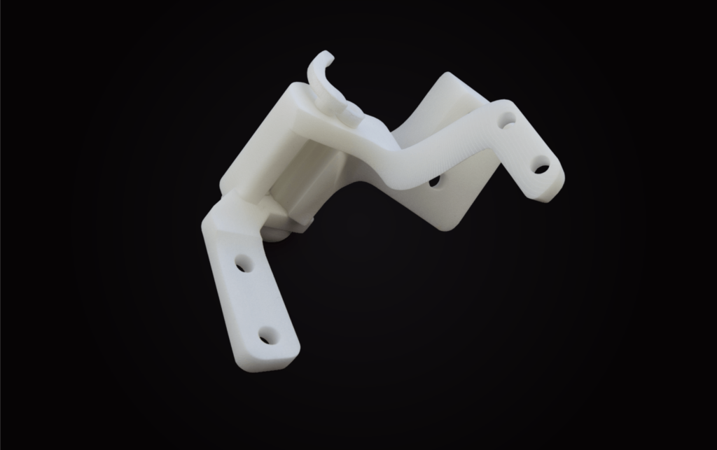 Durable 3D-printed white part for end-use or short-run applications