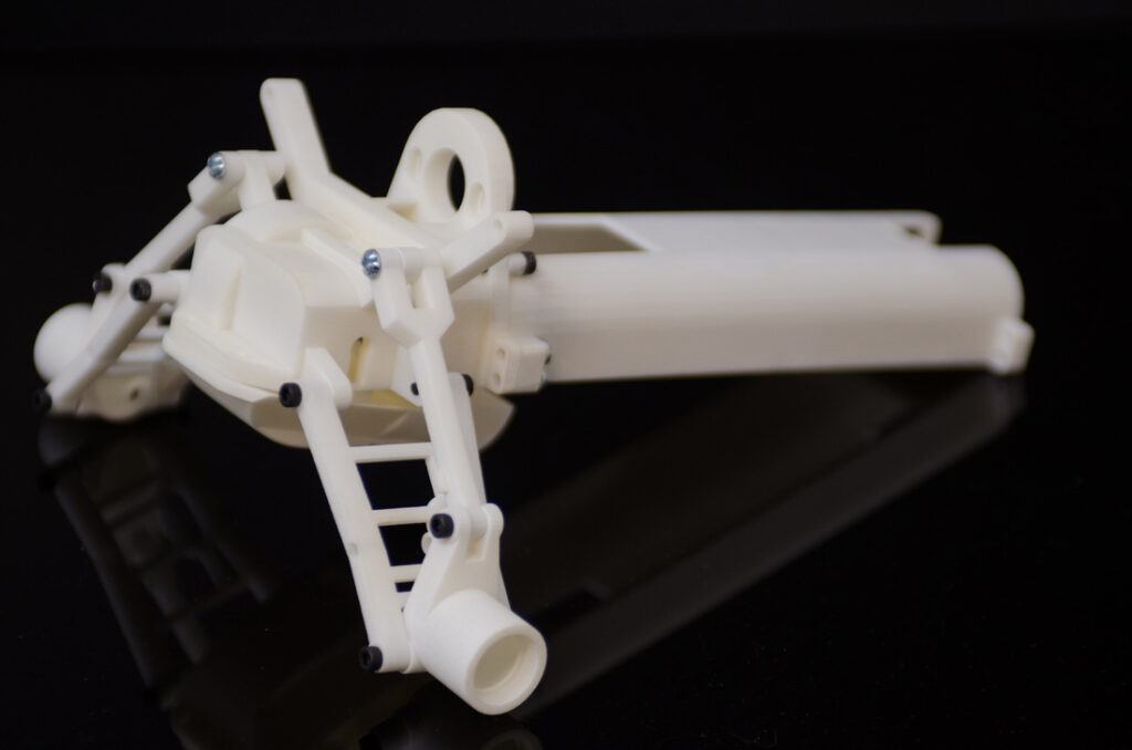 High-precision 3D-printed part with thin walls and complex geometry