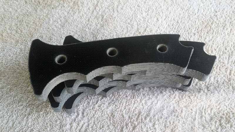 Waterjet-cut knife blank