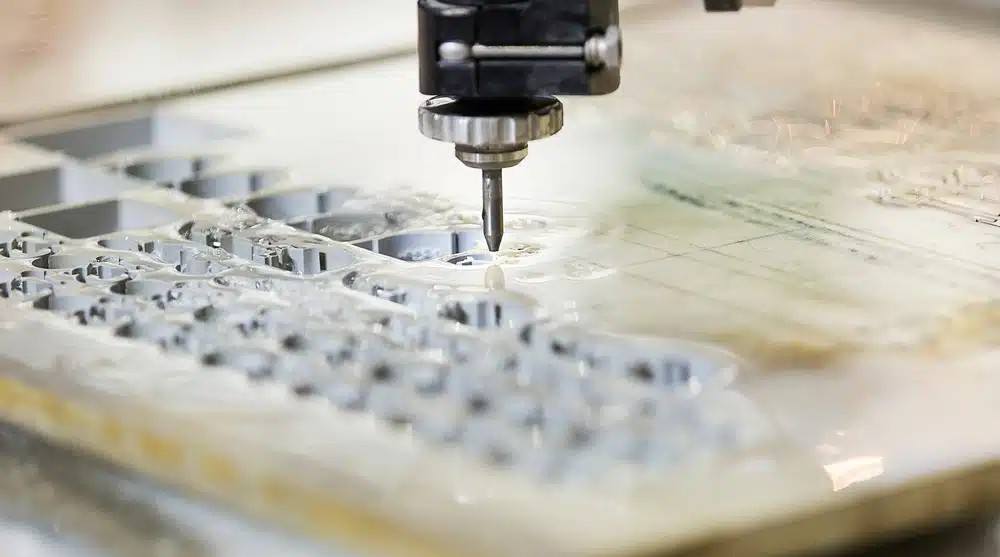 Waterjet cutting wood